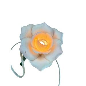 Patriot Lighting Rose Flower LED Plug-In Accent Light Inline Switch vintage
